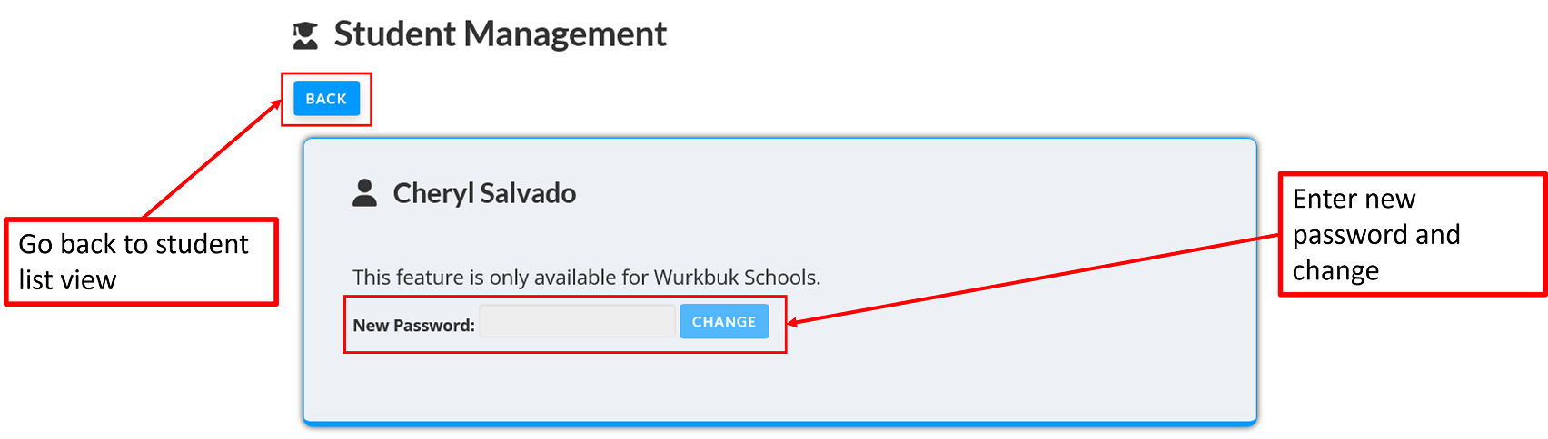 StudentManagement changepw